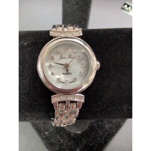 Jean Marc Silver-Tone Crystal And Mother Of Dial Women's WatchJean Marc·Size: OS
